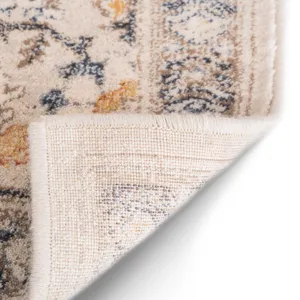 Avery-Keshan Slate Linen Rectangle Rug - 5\'3\" x 7\'6\"