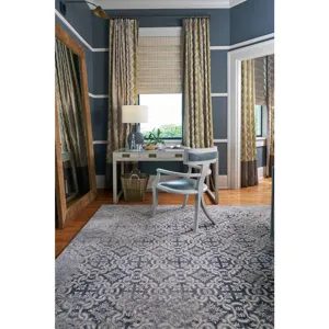 Metropolis-Del Mar Bleu Rectangle Rug - 9\'2\" x 12\'5\"