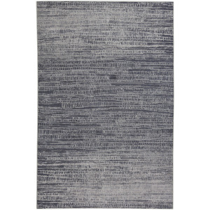 Metropolis-Skyline Slate Rectangle Rug