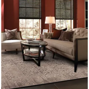 Metropolis-Victoria Oyster Rectangle Rug - 7\'10\" x 11\'10\"