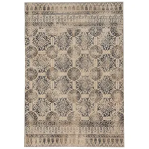 Metropolis-Carthage Smoky Blue Rectangle Rug - 5'3" x 7'6"