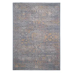 Metropolis-Braga Slate Rectangle Rug - 7\'10\" x 11\'10\"