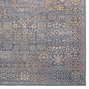 Metropolis-Braga Slate Rectangle Rug - 7\'10\" x 11\'10\"