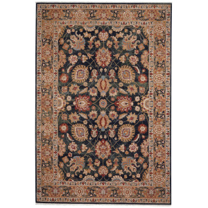 Lineage-Peshawar Deep Indigo Rectangle Rug - 8'2