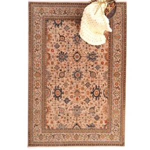 Lineage-Keshan Sand Rectangle Rug - 5\'3\" x 7\'10\"