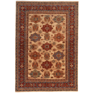 Lineage-Medallion Sand Rectangle Rug