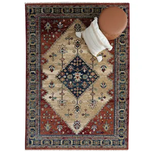 Jules-Serapi Rust Rectangle Rug - 7\'10\" x 11\'10\"