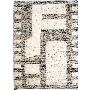 Aria Black White Rectangle Rug