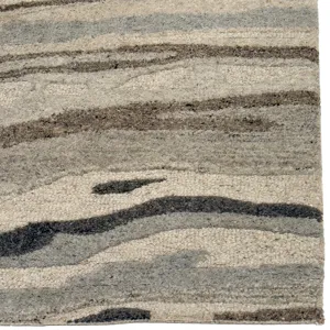 Waves Storm Rectangle Rug - 7\'9\" x 9\'9\"