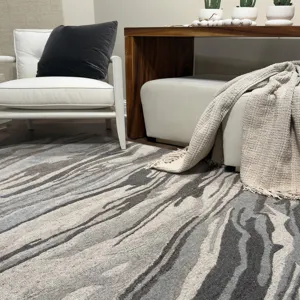 Waves Storm Rectangle Rug - 7\'9\" x 9\'9\"