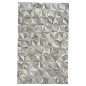 Laramie-Diamond Grey Rectangle Rug - 8\' x 10\'