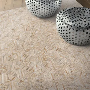 Laramie-Polygon Mushroom Rectangle Rug - 5\' x 8\'