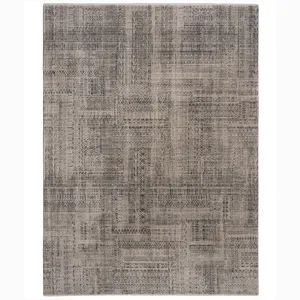Zenith-Lineal Oyster Rectangle Rug - 2\'7\" x 10\'7\"
