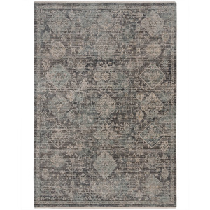 Zenith-Sarouk Slate Rectangle Rug