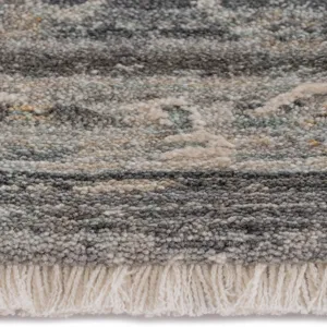Zenith-Sarouk Slate Rectangle Rug - 5\'3\" x 7\'10\"
