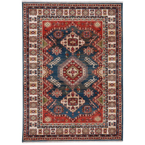 Landis-Kazak Century Blue Rectangle Rug