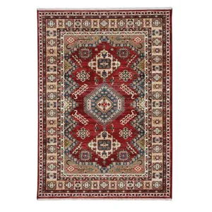 Landis-Kazak Classic Red Rectangle Rug - 9\' x 12\'