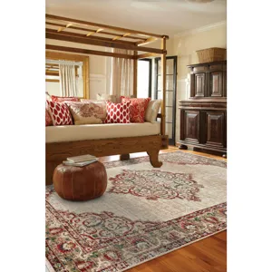 Landis-Kirman Ivory Runner Rug - 2'6" x 8'6"