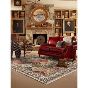 Landis-Panel Multi Rectangle Rug - 9\' x 12\'