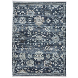 Alden-Ushak Blue Fog Rectangle Rug - 3'3