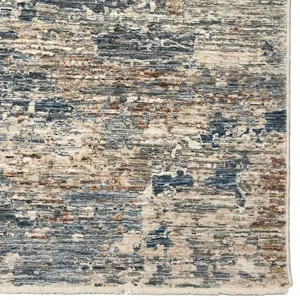 Galata-Abstract Slate Rectangle Rug - 5\'3\" x 7\'10\"