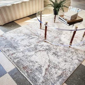 Galata-Abstract Shore Rectangle Rug - 9\' x 12\'5\"
