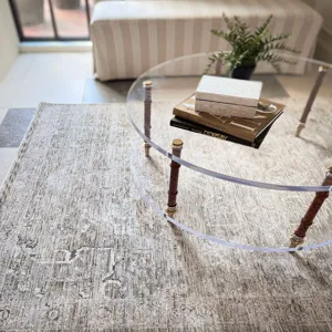 Galata-Heriz Moss Rectangle Rug - 3\' x 9\'6\"