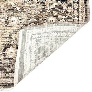 Galata-Keshan Ash Rectangle Rug - 3\' x 9\'6\"