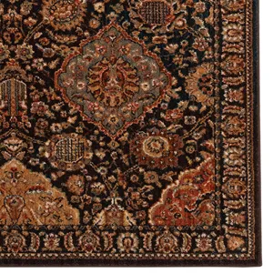 Bosphorus-Bahktiar Chocolate Rectangle Rug - 3\'5\" x 5\'2\"