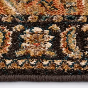 Bosphorus-Bahktiar Chocolate Rectangle Rug - 3\'5\" x 5\'2\"