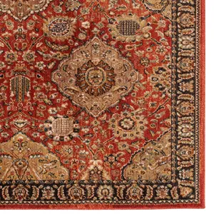 Bosphorus-Bahktiar Terra Cotta Rectangle Rug - 8\' x 11\'