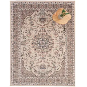 Bosphorus-Heriz Ivory Rectangle Rug - 3\'5\" x 5\'2\"
