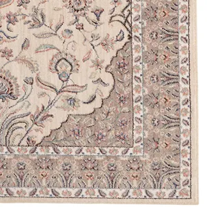 Bosphorus-Heriz Ivory Rectangle Rug - 3\'5\" x 5\'2\"