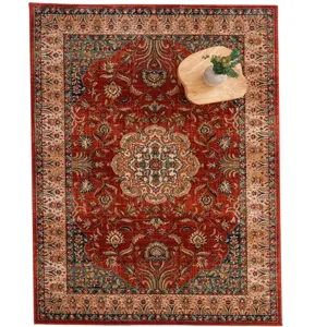 Bosphorus-Heriz Rust Rectangle Rug - 5\'3\" x 7\'10\"