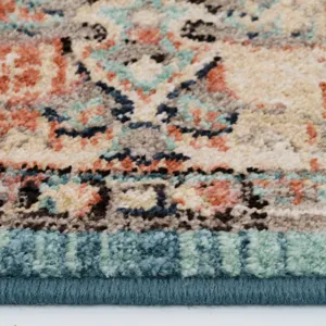 Bosphorus-Ispahan Aqua Rectangle Rug - 2\'1\" x 7\'10\"