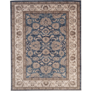 Bosphorus-Keshan Blue Rectangle Rug