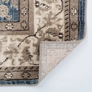 Bosphorus-Keshan Blue Rectangle Rug - 5\'3\" x 7\'10\"