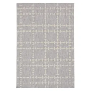 Finesse-Tower Court Silver Rectangle Rug - 7'10" x 11'10"