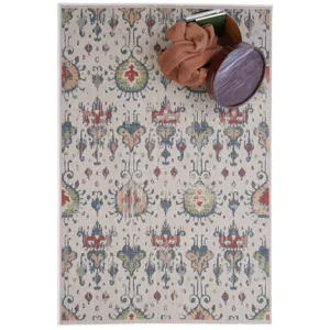 Captiva-Ikat Ivory Rectangle Rug - 7\'10\" x 10\'10\"