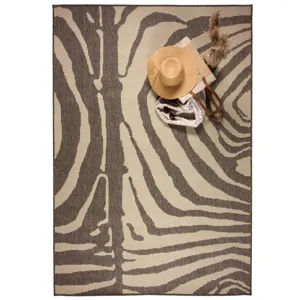 Cape Town Taupe Rectangle Rug - 5\'3\" x 7\'6\"