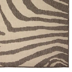 Cape Town Taupe Rectangle Rug - 5\'3\" x 7\'6\"