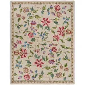 Jardin Rosa Rectangle Rug - 9\' x 12\'