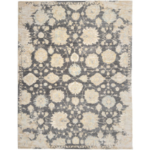 Manor Pewter Rectangle Rug - 9' x 12'6