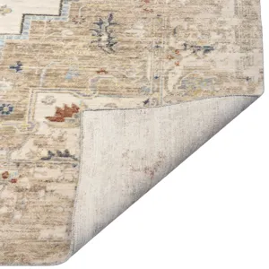 Manor Taupe Rectangle Rug - 5\' x 7\'6\"