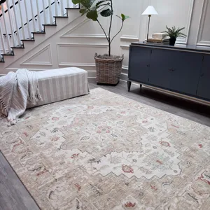 Manor Taupe Rectangle Rug - 5\' x 7\'6\"