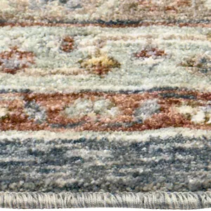 Summerfield Soft Azure Rectangle Rug - 2\'6\" x 8\'6\"