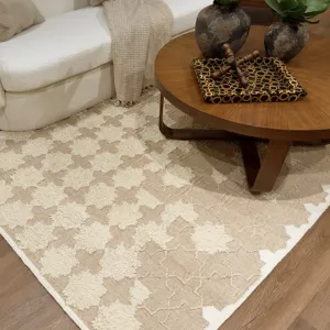Rabat Putty Rectangle Rug - 5\' x 8\'