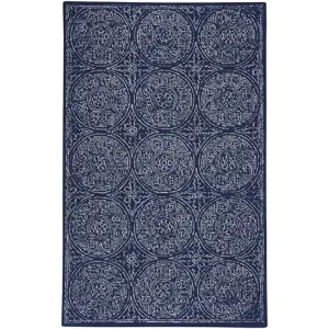 Callista Navy Rectangle Rug - 8\' x 10\'