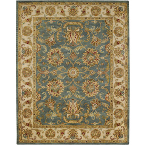 Eloquent Garden Bombay Blue Rectangle Rug - 4' x 6'
