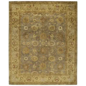 Velvet-Sultanabad Pewter Rectangle Rug - 2' x 3'